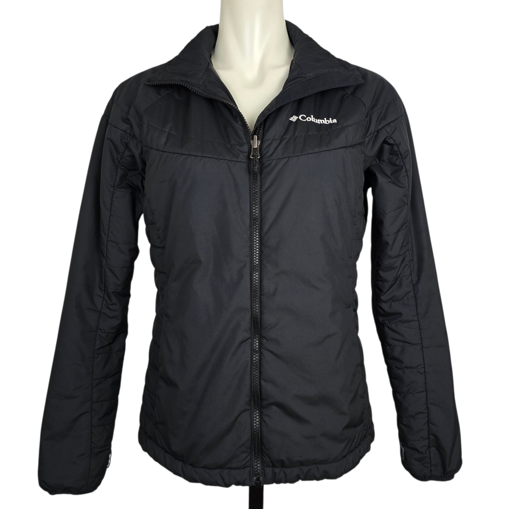 Columbia Women's Omni-Heat Interchange Black Zip Up Liner Jacket Size M